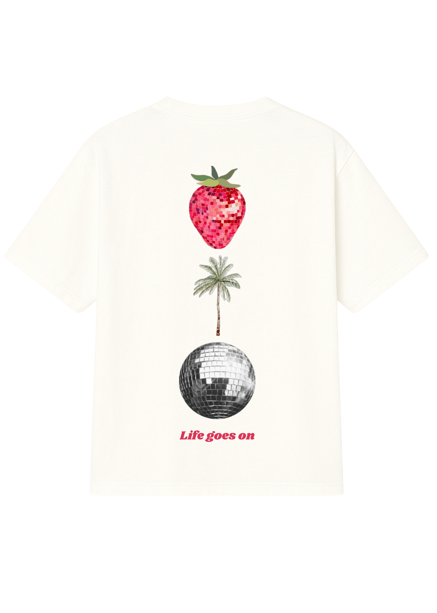 Life Goes On oversized T-shirt