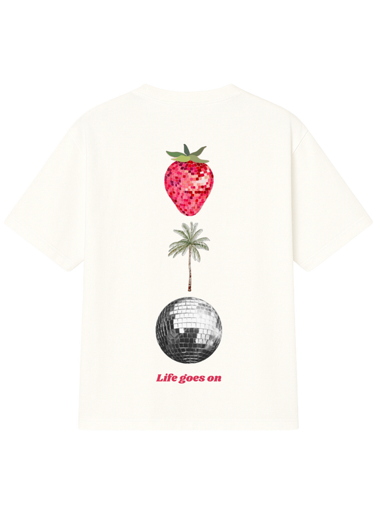 Life Goes On oversized T-shirt