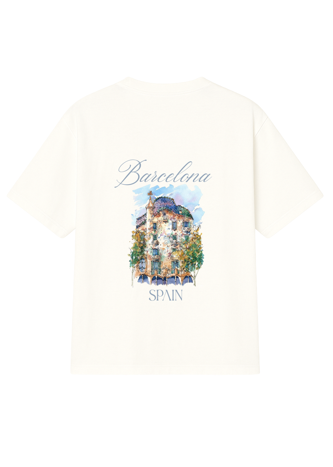 Barcelona Spain Oversized T-shirt