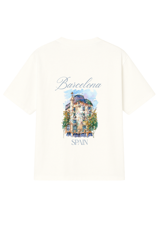 Barcelona Spain Oversized T-shirt