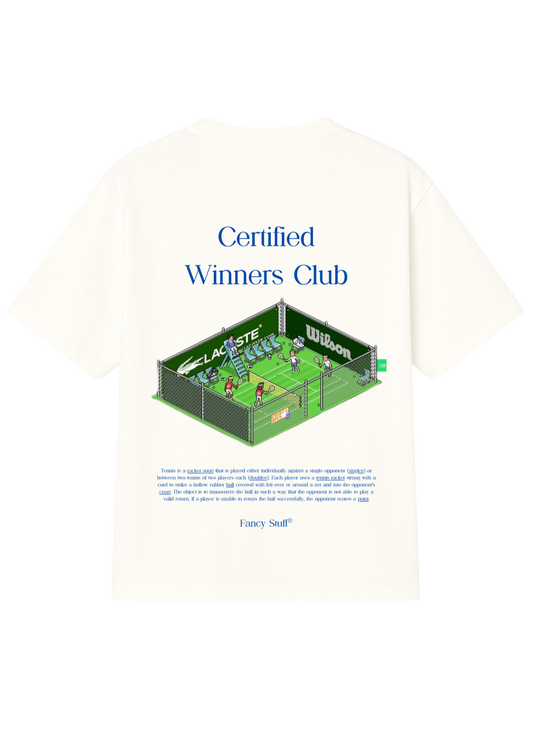 Certified Winners Club oversized T-shirt