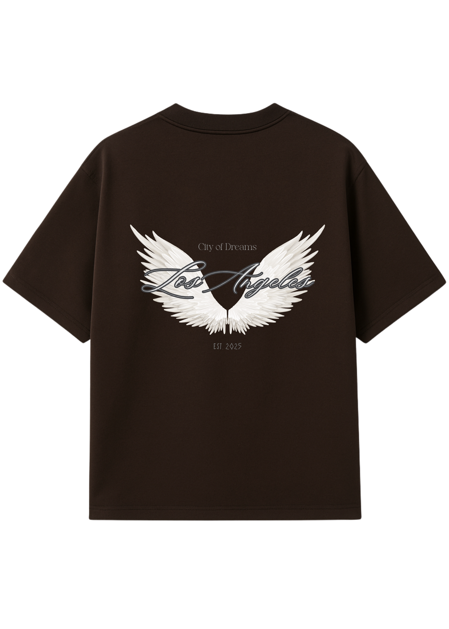 Los Angeles brown t shirt