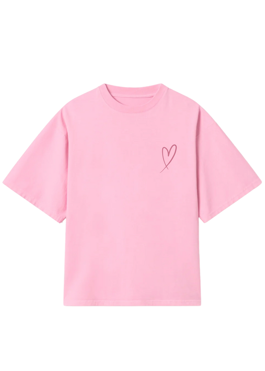 Love Pink Oversized T-shirt