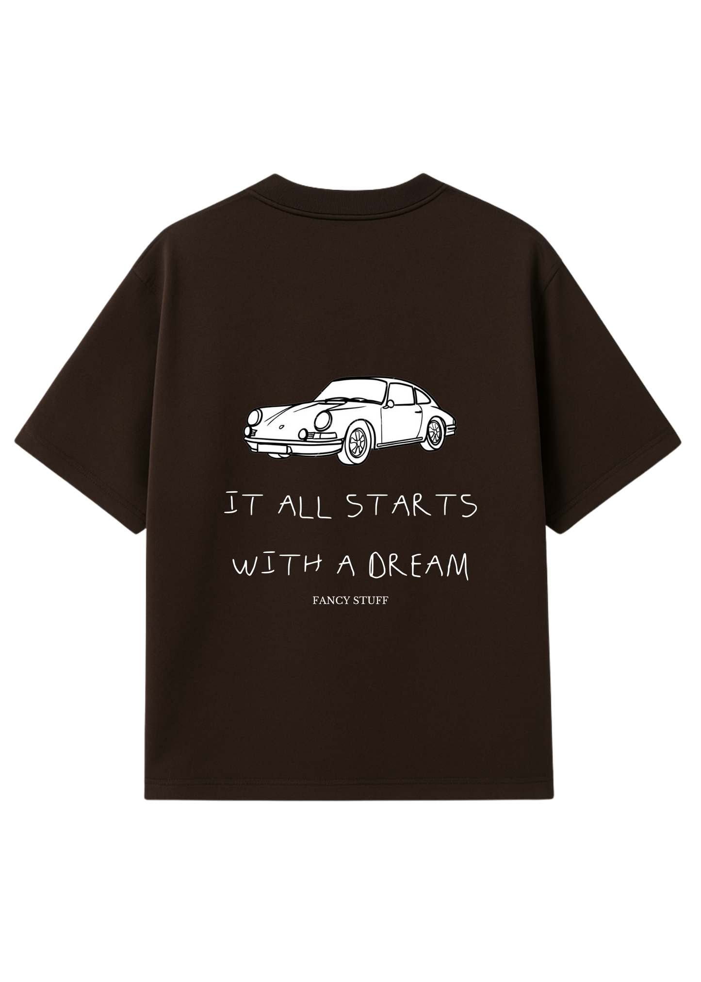It All Starts with a Dream oversized T-shirt