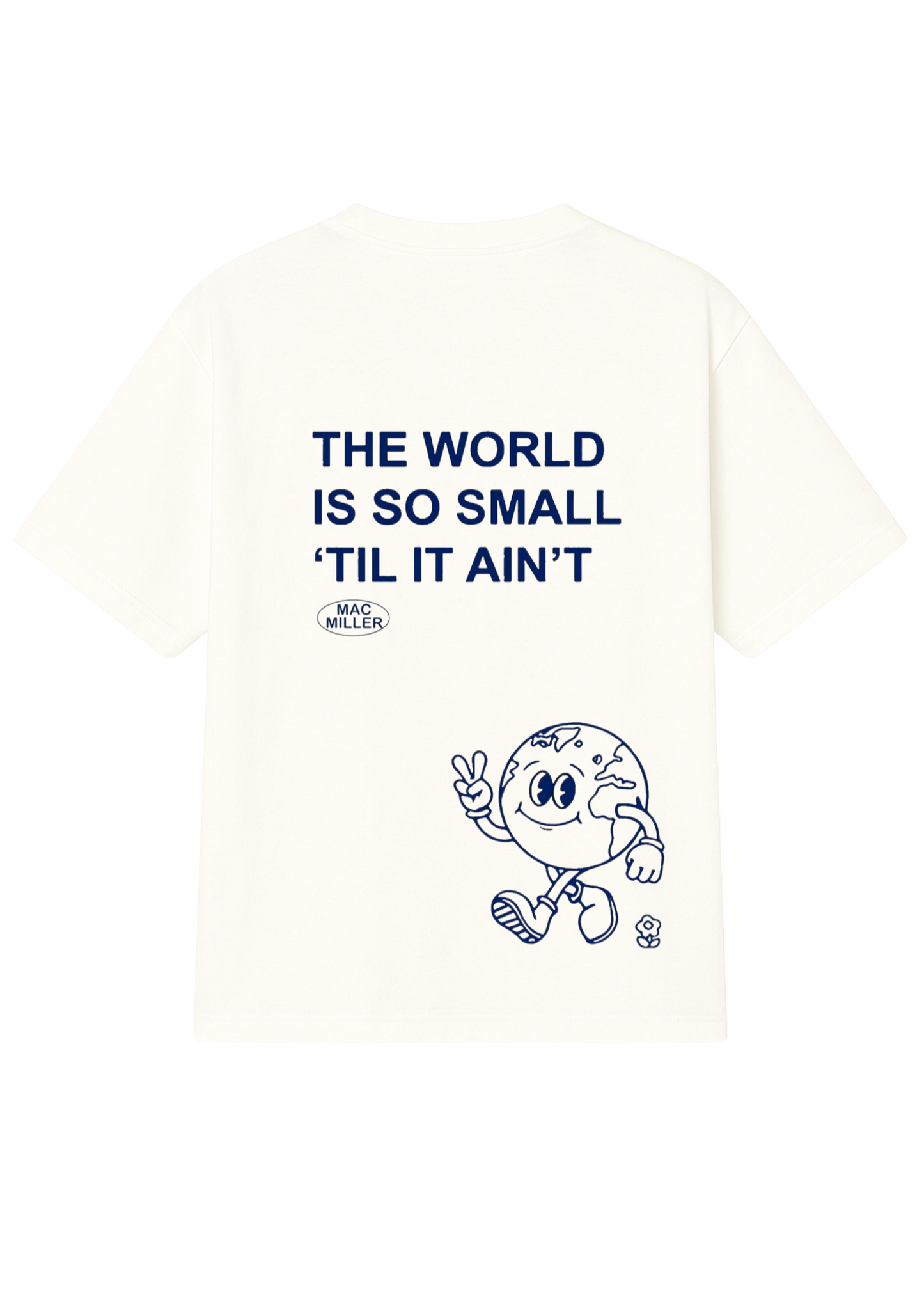 The world is so small oversized T-shirt