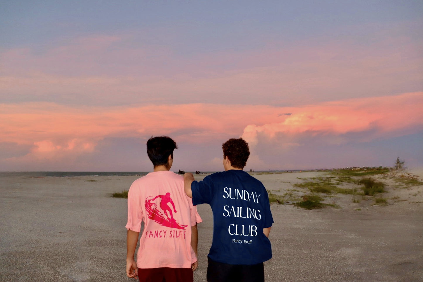 Surf pink t shirt