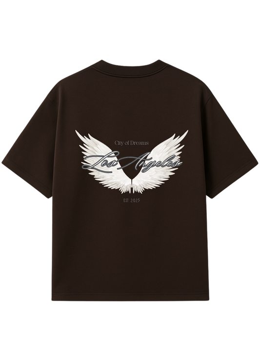 Los Angeles brown t shirt