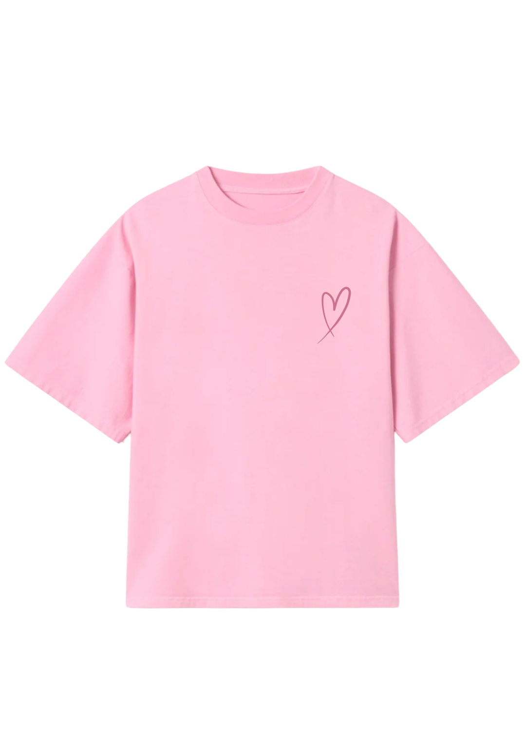 Love Pink Oversized T-shirt